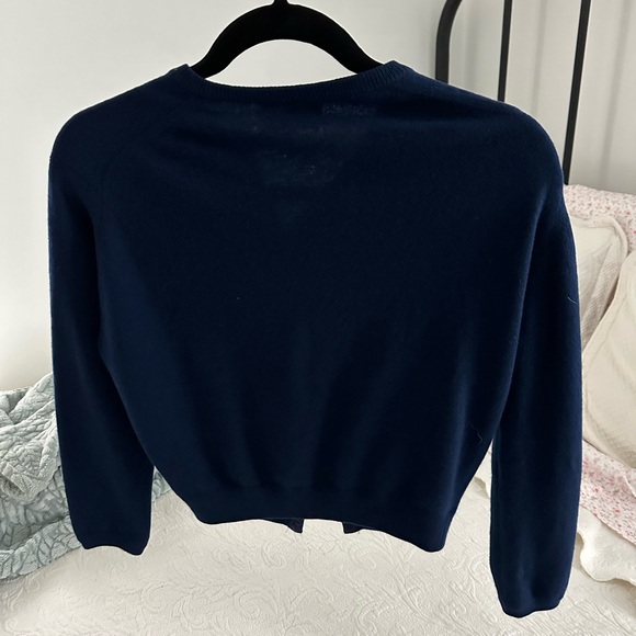 Vintage Pringle Navy Blue Cardigan - Picture 4 of 4